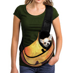 Brave Firefighter With Axe Print Pet Sling Carrier