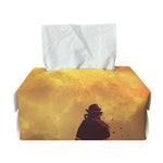 Brave Firefighter With Axe Print Rectangle Tissue Box Cover