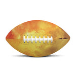 Brave Firefighter With Axe Print Rugby Ball