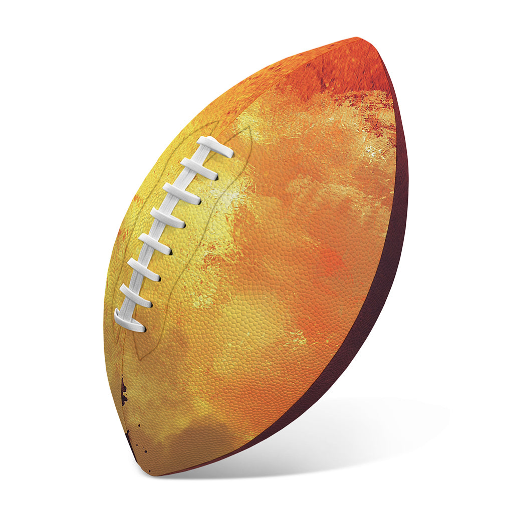 Brave Firefighter With Axe Print Rugby Ball