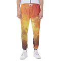Brave Firefighter With Axe Print Joggers