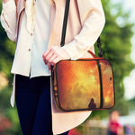 Brave Firefighter With Axe Print Shoulder Strap Bible Bag