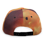 Brave Firefighter With Axe Print Snapback Cap