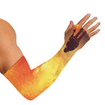 Brave Firefighter With Axe Print Sun Protection Arm Sleeves