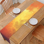 Brave Firefighter With Axe Print Table Runner