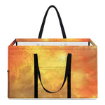Brave Firefighter With Axe Print Utility Tote Bag