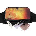 Brave Firefighter With Axe Print Waist Bag