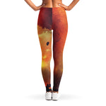 Brave Firefighter With Axe Print Women's Leggings