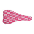 Breast Cancer Awareness Pattern Print Bicycle Seat Cover