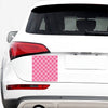 Breast Cancer Awareness Pattern Print Car Sticker