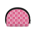 Breast Cancer Awareness Pattern Print Coin Purse
