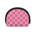 Breast Cancer Awareness Pattern Print Coin Purse