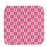 Breast Cancer Awareness Pattern Print Hand Towel
