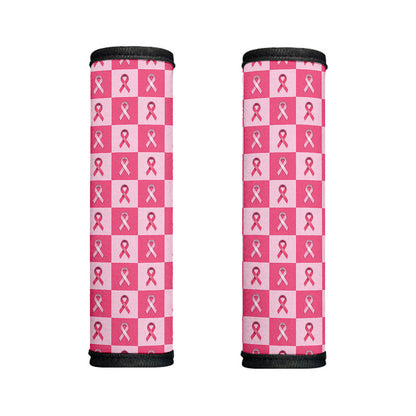 Breast Cancer Awareness Pattern Print Handle Covers