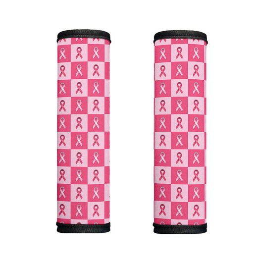 Breast Cancer Awareness Pattern Print Handle Covers