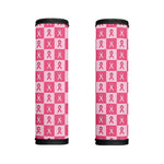 Breast Cancer Awareness Pattern Print Handle Covers