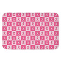 Breast Cancer Awareness Pattern Print Indoor Door Mat