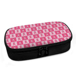 Breast Cancer Awareness Pattern Print Insulin Cooler Travel Case