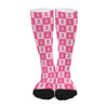Breast Cancer Awareness Pattern Print Long Socks