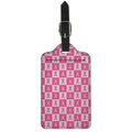 Breast Cancer Awareness Pattern Print Luggage Tag