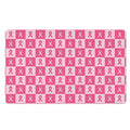 Breast Cancer Awareness Pattern Print Polyester Doormat