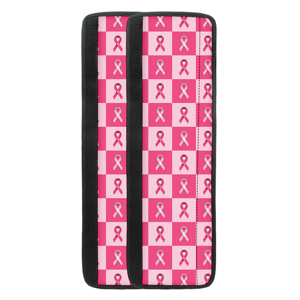 Breast Cancer Awareness Pattern Print Refrigerator Handle Covers