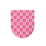Breast Cancer Awareness Pattern Print Toilet Lid Cover