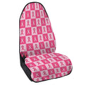 Breast Cancer Awareness Pattern Print Waterproof Car Seat Cover