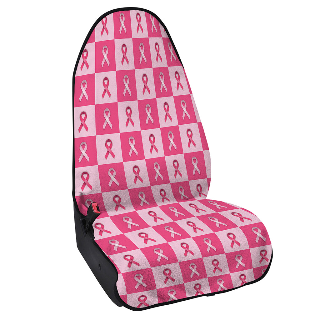 Breast Cancer Awareness Pattern Print Waterproof Car Seat Cover