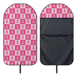 Breast Cancer Awareness Pattern Print Waterproof Car Seat Cover