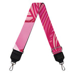 Breast Cancer Awareness Ribbon Print Bag Strap