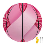 Breast Cancer Awareness Ribbon Print Basketball