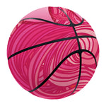 Breast Cancer Awareness Ribbon Print Basketball