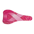 Breast Cancer Awareness Ribbon Print Bicycle Seat Cover
