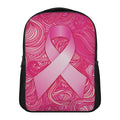Breast Cancer Awareness Ribbon Print Casual Backpack