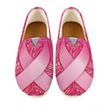 Breast Cancer Awareness Ribbon Print Casual Shoes