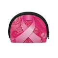 Breast Cancer Awareness Ribbon Print Coin Purse