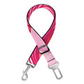 Breast Cancer Awareness Ribbon Print Dog Seat Belt