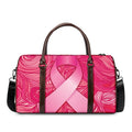 Breast Cancer Awareness Ribbon Print Duffel Bag