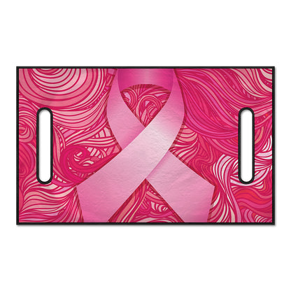 Breast Cancer Awareness Ribbon Print Golf Cart Seat Cover