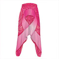 Breast Cancer Awareness Ribbon Print Hammer Pants