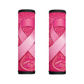 Breast Cancer Awareness Ribbon Print Handle Covers