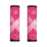 Breast Cancer Awareness Ribbon Print Handle Covers