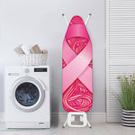Breast Cancer Awareness Ribbon Print Ironing Board Cover