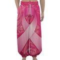 Breast Cancer Awareness Ribbon Print Lantern Pants