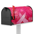 Breast Cancer Awareness Ribbon Print Mailbox Cover
