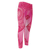 Breast Cancer Awareness Ribbon Print Men's Compression Pants