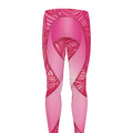 Breast Cancer Awareness Ribbon Print Men's Leggings
