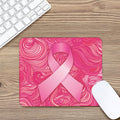 Breast Cancer Awareness Ribbon Print Mouse Pad