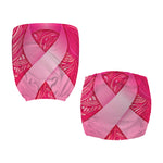 Breast Cancer Awareness Ribbon Print Office Chair Cover